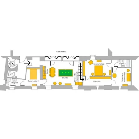 Daire Loft Artigliere Centro 120mq 4 Verona